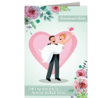 Nekupto Alice Springs wedding card Give me a kiss