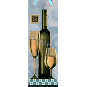 Nekupto Gift paper bottle bag 10 x 33 x 9 cm, Wine 1101 40 KFLH