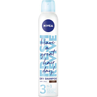 Nivea Fresh Revive Dry Shampoo for Darker Hair, 200 ml