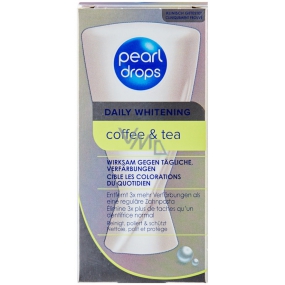 Pearl Drops Coffee & Tea whitening toothpaste against dark stains with fluoride 50 ml