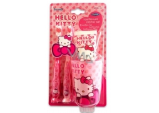 Hello Kitty 2x toothbrush + cup + toothpaste 75 ml gift set exp.11 / 2018