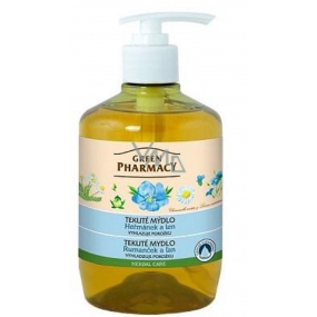Green Pharmacy Chamomile and Flax Liquid Smoothing Soap 460 ml
