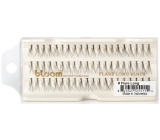 Bloom Natural Adhesive Lash Clusters from Natural Hair Long with Knot Black Flare Long 60 Pieces