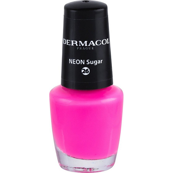 Dermacol Neon Nail Polish Neon nail polish 26 Neon Sugar 5 ml