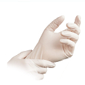 Volcano Dona Sensitive Disposable gloves, powdered, latex, examination, size M, box 100 pieces