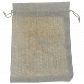 Imitation jute bag 21.5 x 16 cm