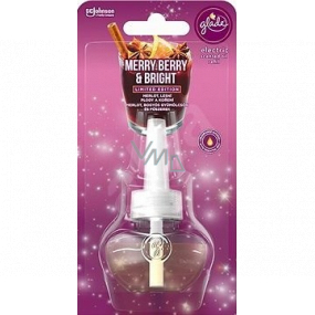 Glade Electric Scented Oil Merry Berry & Bright with the scent of merlot, wild berries and spices liquid refill for electric air freshener 20 ml