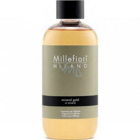 Millefiori Milano Natural Mineral Gold - Mineral gold Diffuser refill for incense stalks 250 ml