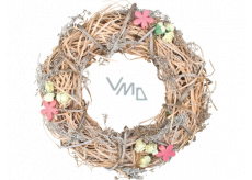 Wreath spring floral natural 25 cm