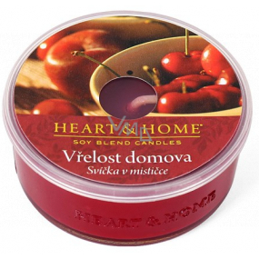 Heart & Home The warmth of home Soy scented candle in a bowl burning time up to 12 hours 38 g