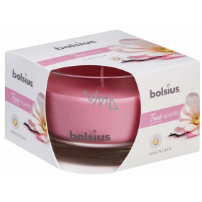 Bolsius True Scents Magnolia - Magnolia scented candle in glass 90 x 63 mm