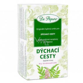 Dr. Popov Airways herbal tea for healthy airways and pharynx 20 sachets 20 x 1.5 g