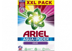 Ariel Aquapuder Color univerzální prací prášek na barevné prádlo 60 dávek 3,9 kg