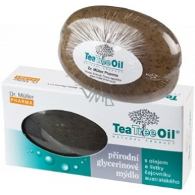 Dr. Muller Tea Tree Oil natural glycerin toilet soap with Australian tea tree leaves 90 g