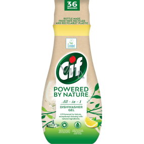 Cif All-in-1 Powered by Nature Lemon Eco Dishwasher Gel 36 doses 640 ml