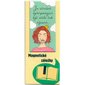 Albi Magnetic bookmark It is exhausting to be amazing 8,7 x 4,4 cm
