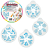 Creative plastic stencils Flowers and butterflies, rotatable 25 cm