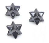 Hematite merkaba natural stone 13 mm, healthy blood stone