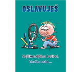 Ditipo Playing Birthday card Celebrating the most skilled handyman I know Chinaski Kutil 224 x 157 mm