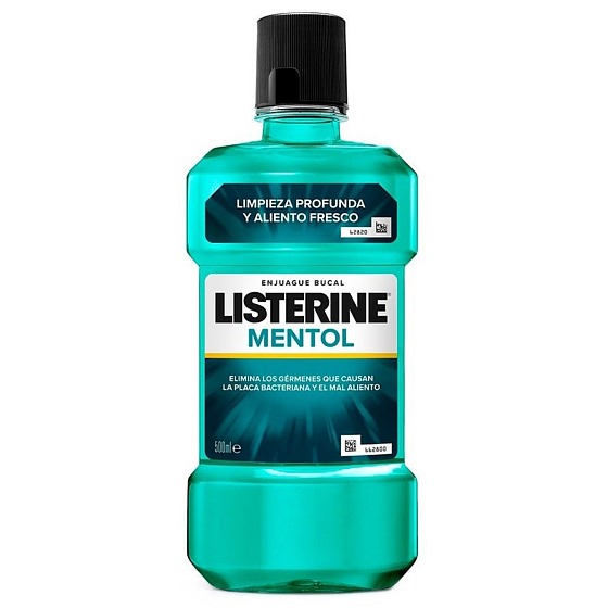 Listerine Menthol Mouthwash with essential oils 500 ml