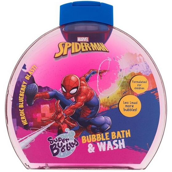 Marvel Spiderman Super Bubbly Kids Bath Foam 300 ml