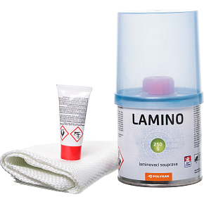 Polykar Laminating Set, Resin + Initiator + Glass Fabric Tape, 250 g