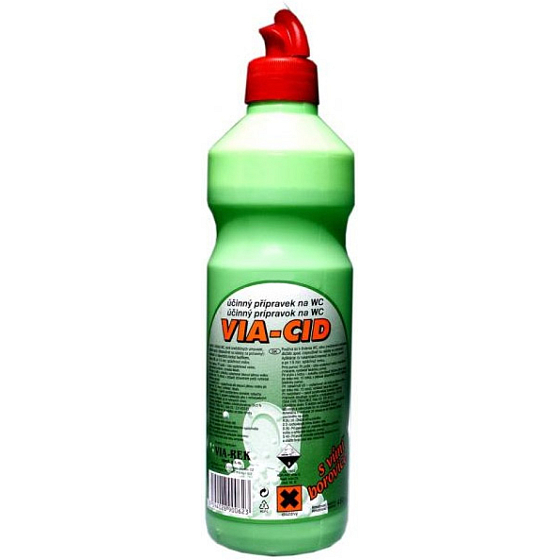 Via-Cid effective toilet cleaner with pine scent 450 g
