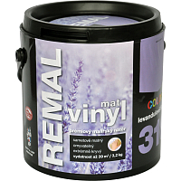 REMAL Vinyl Color mat washable paint for walls, 310 lavender purple, 3.2 kg