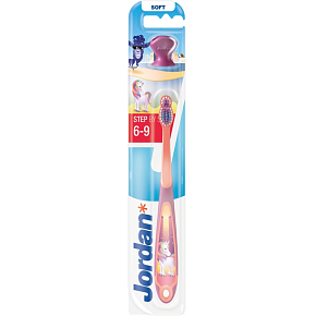 Jordan Step by Step children's toothbrush, ages 6-9, 1 pcs