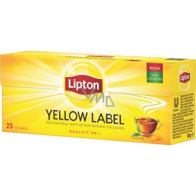 Lipton Yellow Label black flavored tea 25 infusion bags 50 g