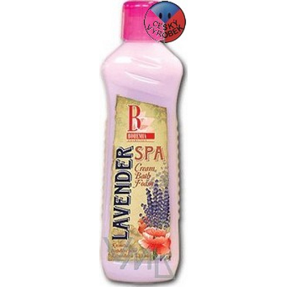 Bohemia Gifts Spa Lavender and Poppy Cream Bath Foam1 l