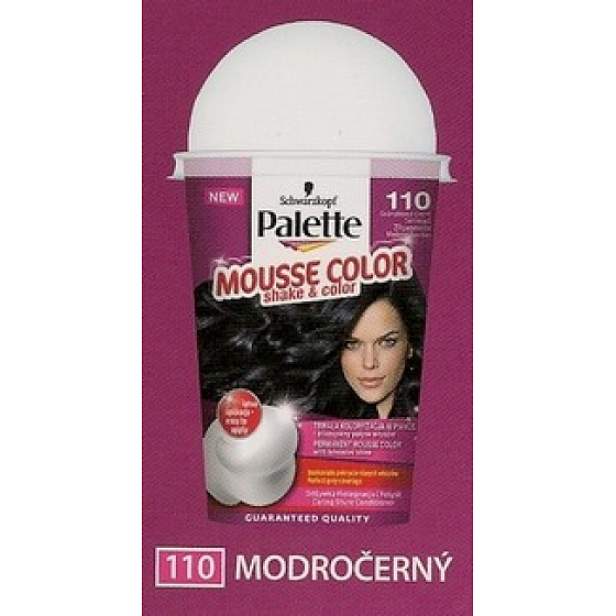 Schwarzkopf Palette Mousse Color Shake and Hair Color 110 Blue / Black