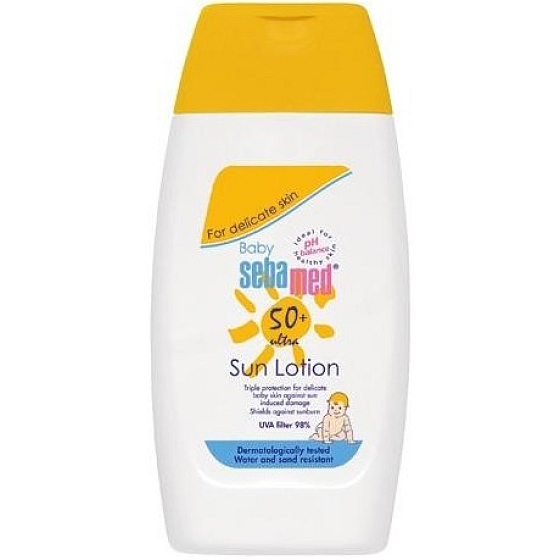 SebaMed Baby Sun SPF50 sunscreen lotion for children very high protection 200 ml