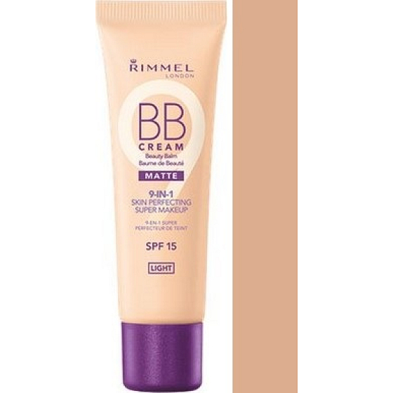 Rimmel London Beauty Balm Matte 9in1 SPF15 BB Cream 001 Light 30 ml