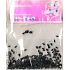 LaMeiLa Nail decorations droplets black 1 pack
