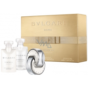 Bvlgari Omnia Crystalline eau de toilette for women 40 ml + body lotion 40 ml + shower gel 40 ml, gift set