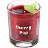Bomb Cosmetics Cherry - Cherry Pop Glass Candle Scented natural, handmade candle in glass burns for up to 35 hours