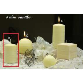 Lima Wellness Vanilla aroma candle cylinder 60 x 90 mm 1 piece
