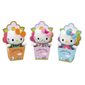 Hello Kitty character in pot 12 cm different types