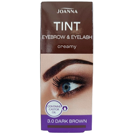 Joanna Tint Creamy Eyebrow and Eyelash Dye 3.0 brown 15 ml