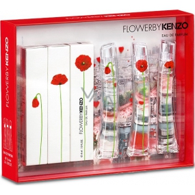 Kenzo Flower by Kenzo perfumed water for women 3 x 4 ml, gift set