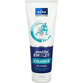 Alpa Sport Star Relax Cooling Massage Emulsion After Performance, 210 ml Alpa Sport Star Relax Cooling Massage Emulsion After Performance, 210 ml