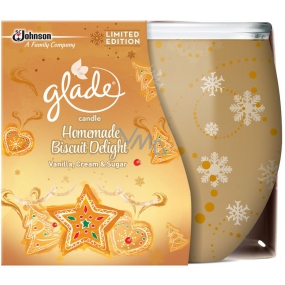 Glade by Brise Nut Delight - Roasted nuts and sweet pralines scented candle in glass burning time up to 30 hours 120 g