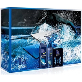 Fa Men Sport Premium 250 ml shower gel + 150 ml antiperspitant deodorant spray + 100 ml aftershave, cosmetic set