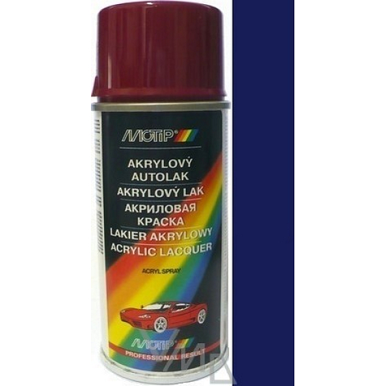 Motip Škoda Acrylic Car Paint Spray SD4631 Sapphire Blue 150 ml