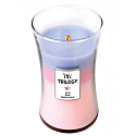 WoodWick Trilogy Botanical Garden - Botanical garden scented candle with wooden wick and lid glass large 609.5 g