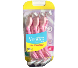 Gillette Venus Simply 3 ready razor with lubricating tape pink 6 pieces for women