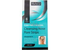 Beauty Formulas Purifying Charcoal 6-piece active carbon cleaning nose patch