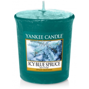 Yankee Candle Icy Blue Spruce - Glacial blue spruce scented votive 49 g