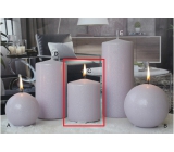 Lima Ice pastel candle light purple cylinder 80 x 100 mm 1 piece